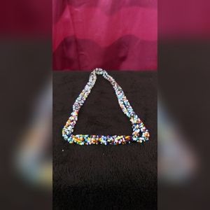 Super Long Colorful Beaded Necklace
